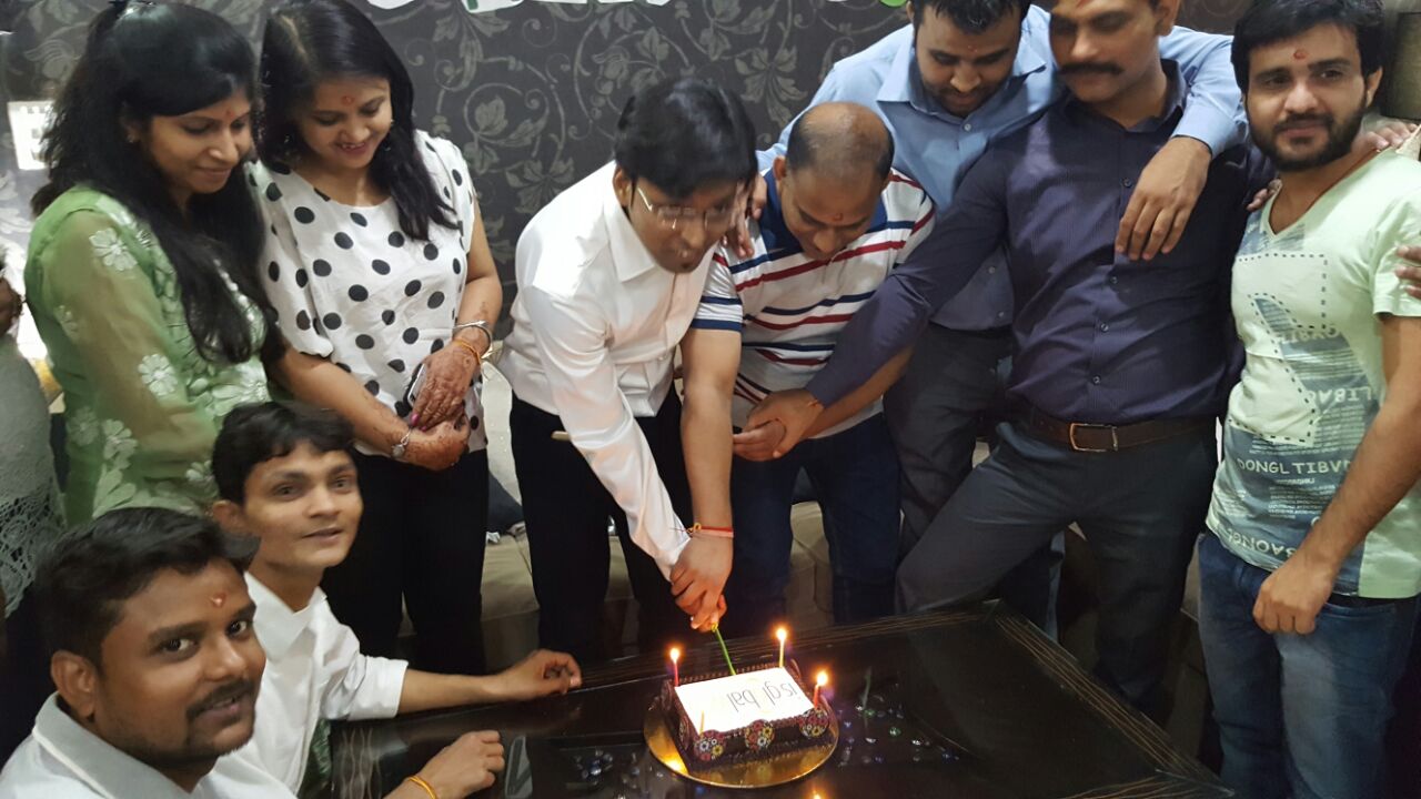 company anniversary celebration - cake cutting ceremony