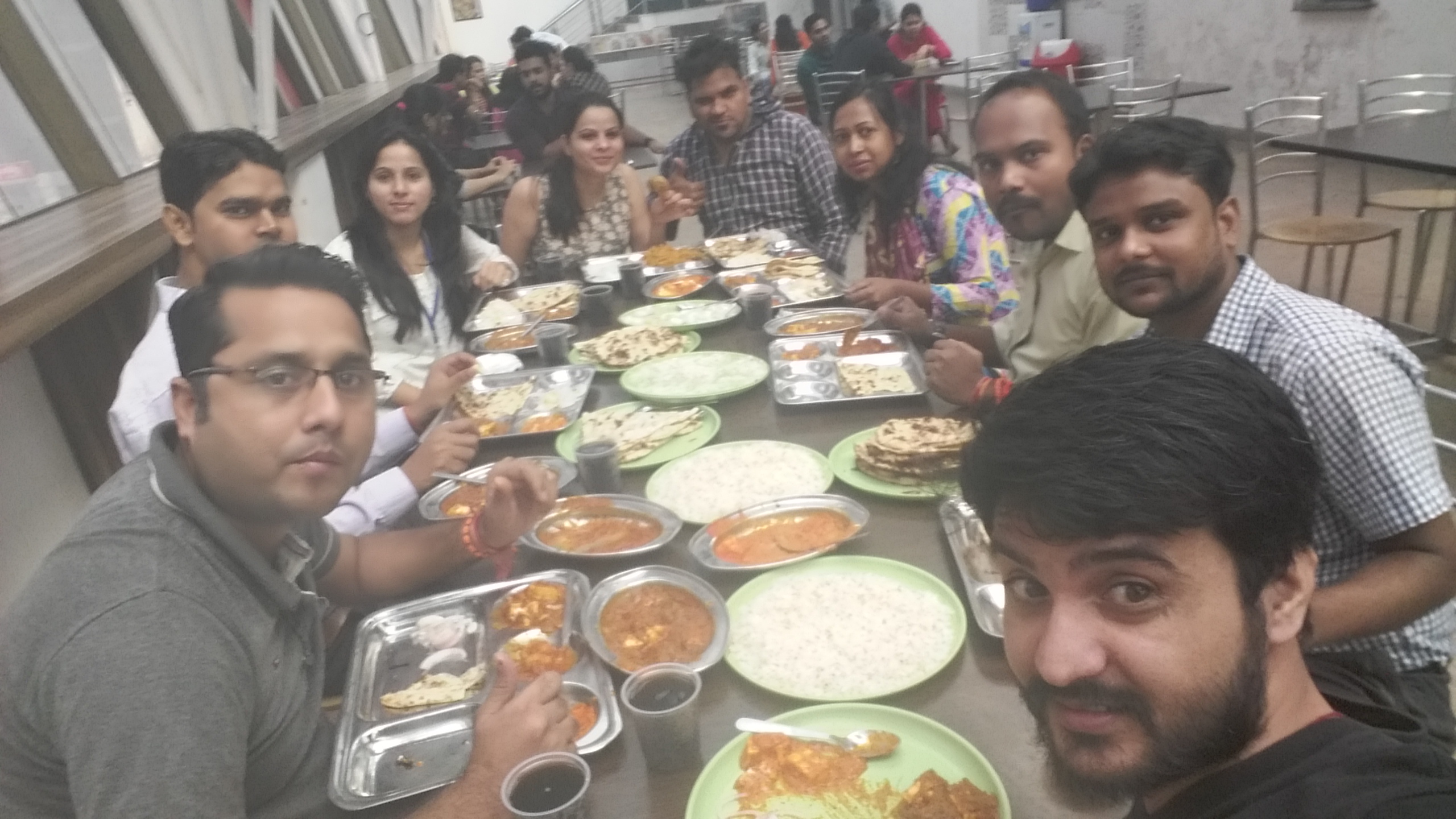 company anniversary celebration - team lunch
