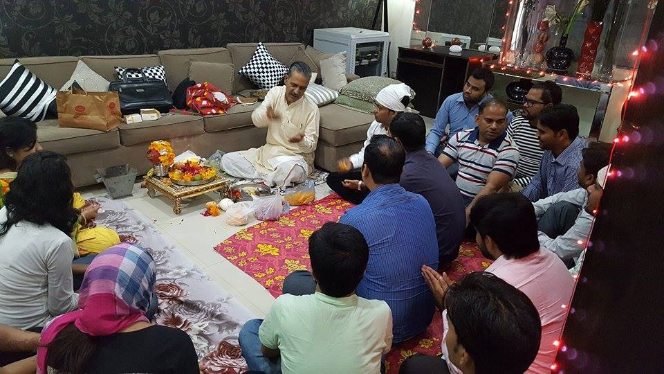 company anniversary celebration puja ceremony