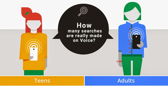 How many searches are really made on voice
