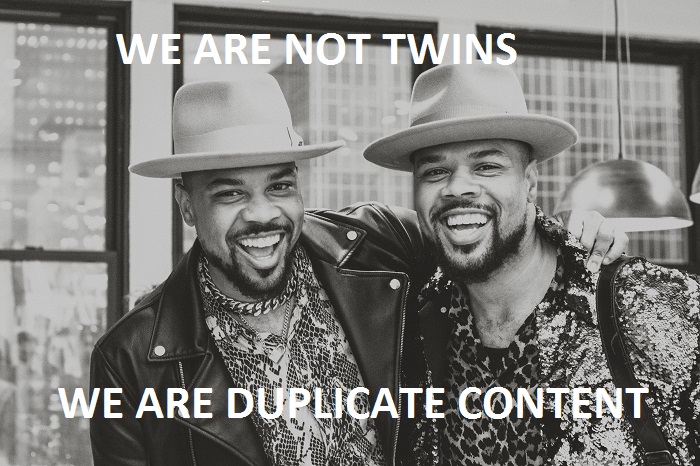 duplicate content