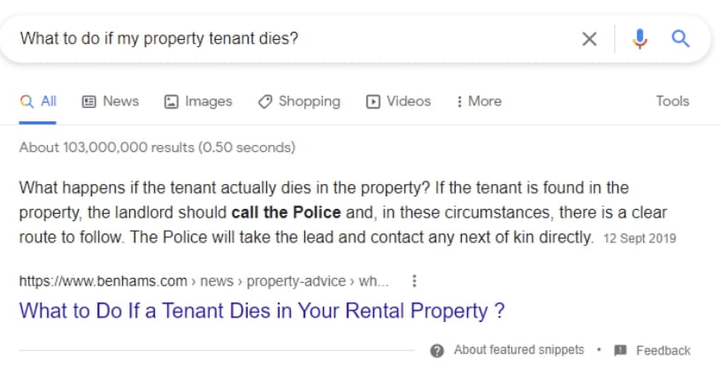 Google Featured Snippets